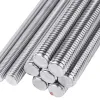 Silver threaded rod, stainless steel external thread screw rod, full-thread fastener, 304 material Item Picture